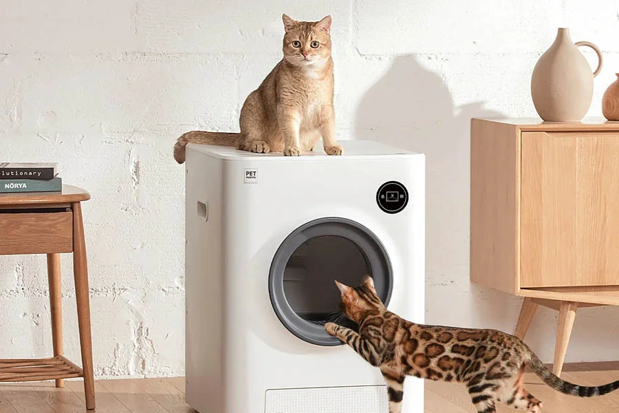 electronic kitty litter box